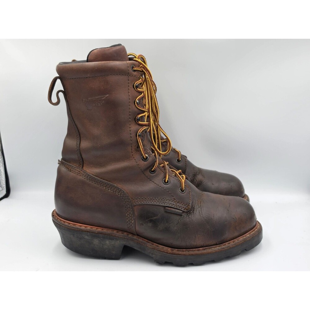 Red Wing 4420 Loggermax Work Boots Mens Size 9 EE Waterproof Steel Toe 9”